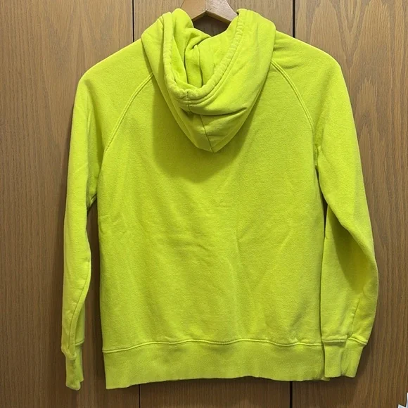 The North Face small chartreuse yellow hoodie - Picture 4 of 4